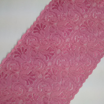 Čipka Elastična 165 mm / Puder Roze