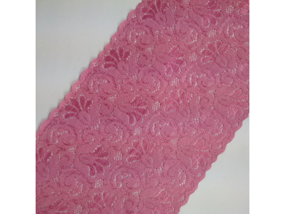 Čipka Elastična 165 mm / Puder Roze