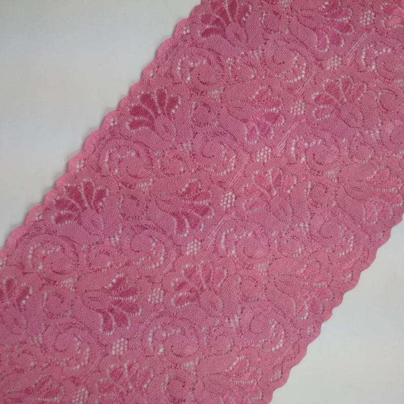 Čipka Elastična 165 mm / Puder Roze Čipka Elastična 165 mm / Puder Roze