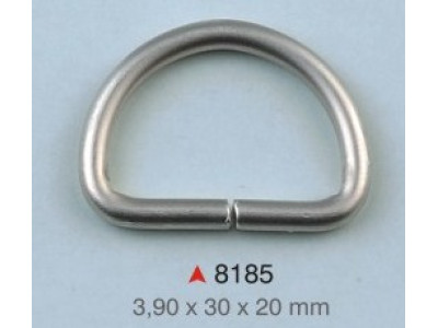 D alka / 30 x 20 x 3.9 mm / 8185