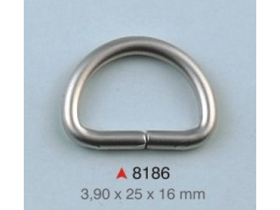 D alka / 25 x 16 x 3.9 mm / 8186