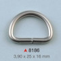 D alka / 25 x 16 x 3.9 mm / 8186