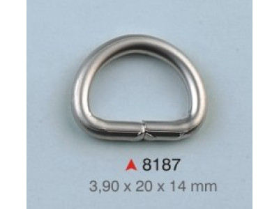 D alka / 20 x 14 x 3.9 mm / 8187
