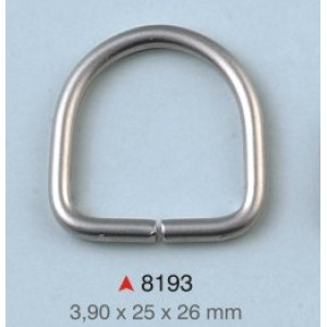 D alka / 25 x 26 x 3.9 mm / 8193 