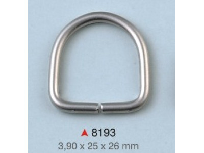 D alka / 25 x 26 x 3.9 mm / 8193 