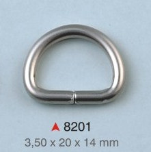 D alka / 20 x 14 x 3.5 mm / 8201
