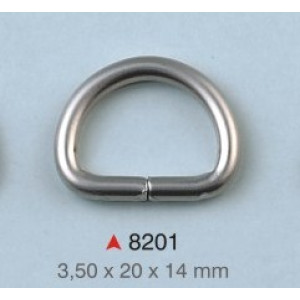 D alka / 20 x 14 x 3.5 mm / 8201