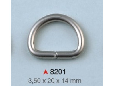 D alka / 20 x 14 x 3.5 mm / 8201