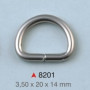 D alka / 20 x 14 x 3.5 mm / 8201
