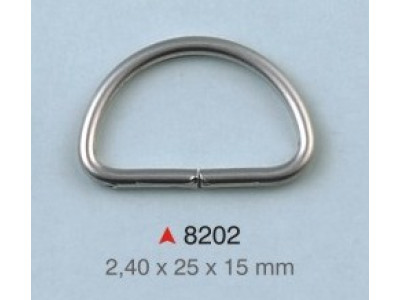 D alka / 25 x 15 x 2.4 mm / 8202
