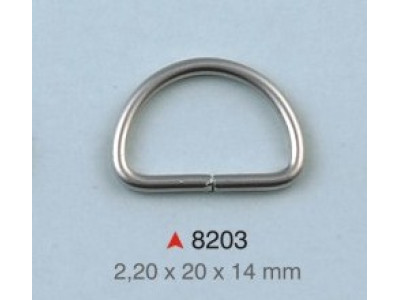 D alka / 20 x 14 x 2.2 mm / 8203