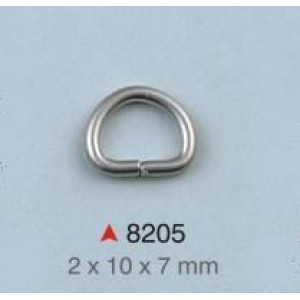 D alka / 10 x 7 x 2 mm / 8205
