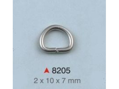D alka / 10 x 7 x 2 mm / 8205