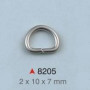 D alka / 10 x 7 x 2 mm / 8205