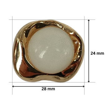 PREMIUM Metalno dugme 28 mm