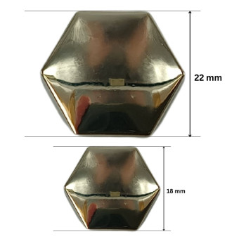 PREMIUM Metalno dugme 18 mm / 22 mm