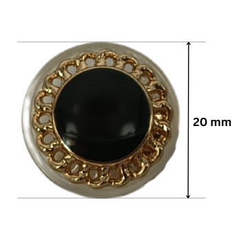 PREMIUM Metalno dugme 20 mm