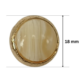 PREMIUM Metalno dugme 18 mm