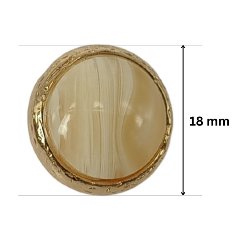 PREMIUM Metalno dugme 18 mm