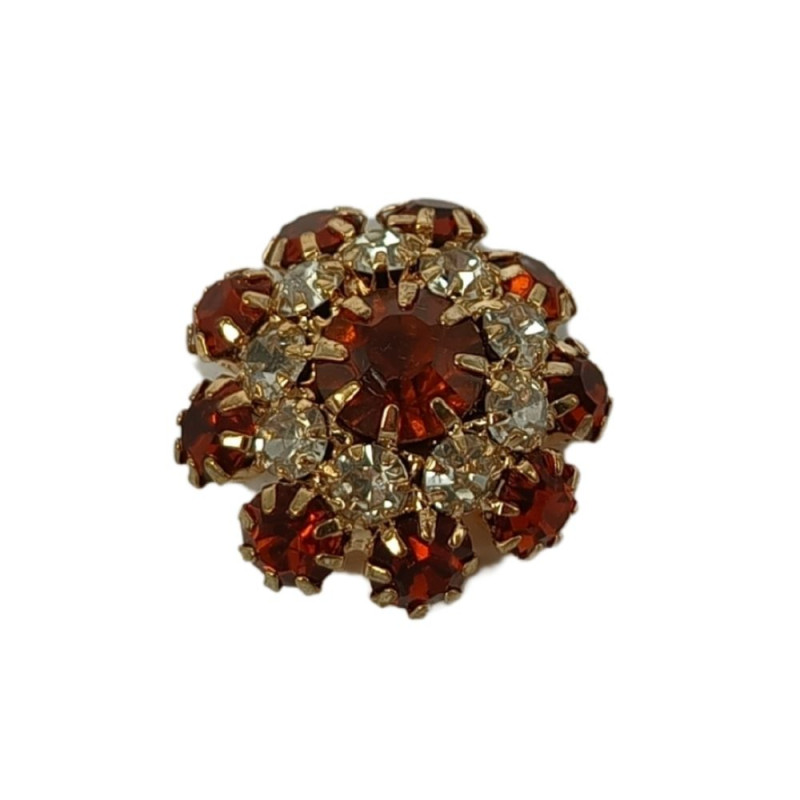 PREMIUM Dugme sa kristalima 21 mm