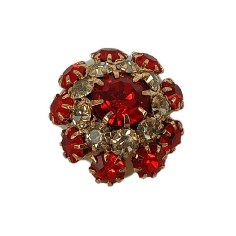 PREMIUM Dugme sa kristalima 21 mm