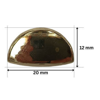 PREMIUM Metalno dugme 32"