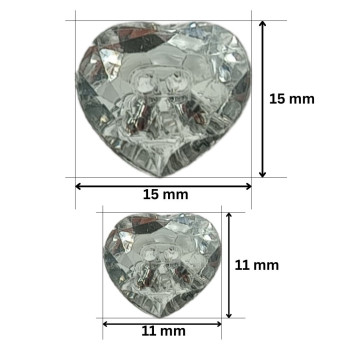 Plasticno dugme 11 mm / 15 mm
