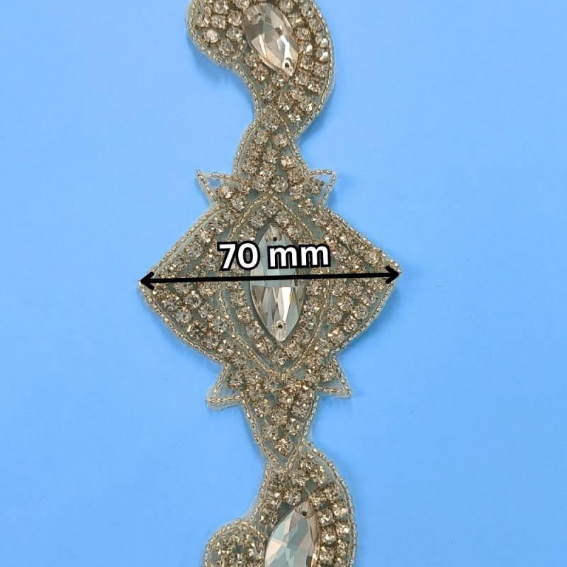 Hotfix traka / Kristal 70 mm