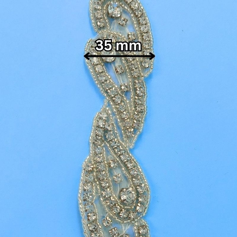 Hotfix traka / Kristal 35 mm