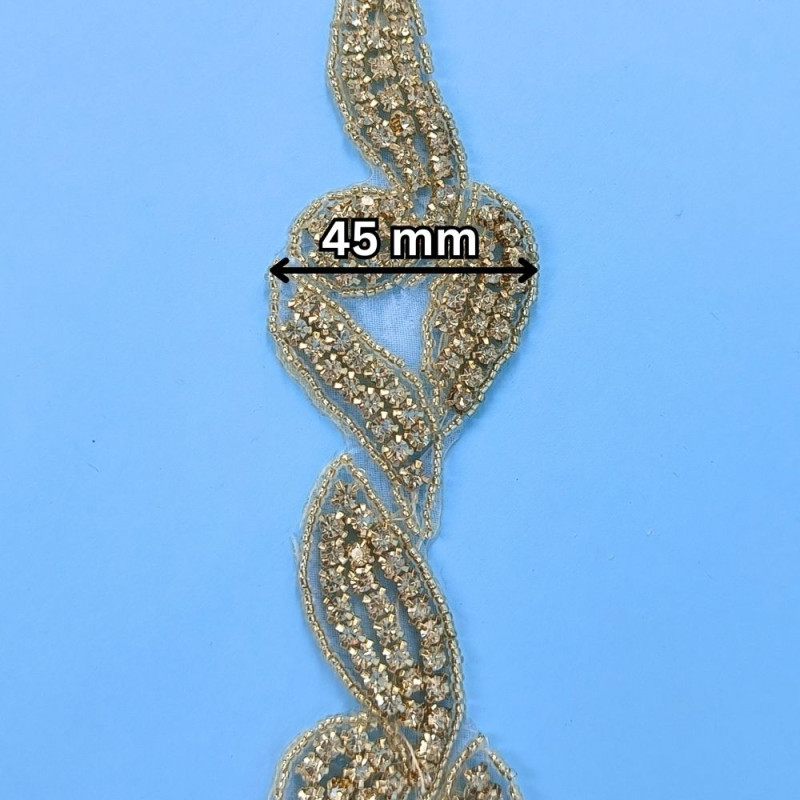 Hotfix traka / Kristal 45 mm
