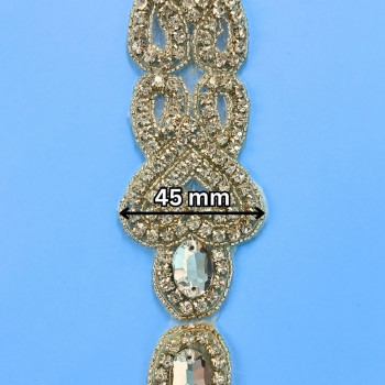 Hotfix traka / Kristal 45 mm