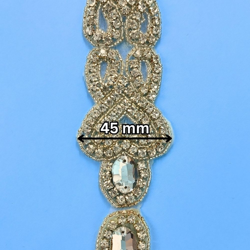 Hotfix traka / Kristal 45 mm
