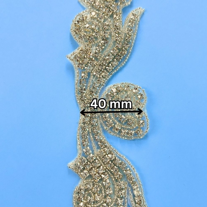 Hotfix traka / Kristal 40 mm