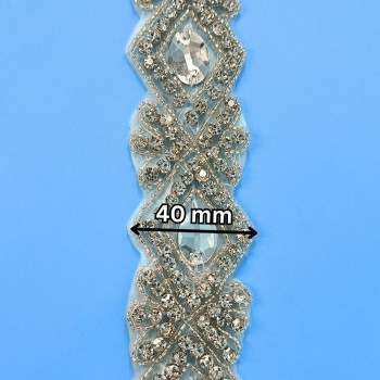 Hotfix traka / Kristal 40 mm