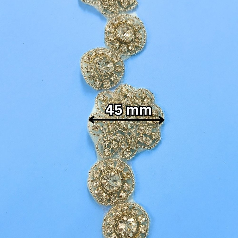 Hotfix traka / Kristal 45 mm