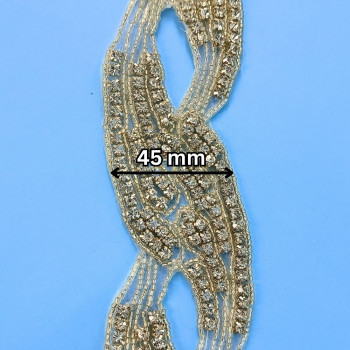 Hotfix traka / Kristal 45 mm