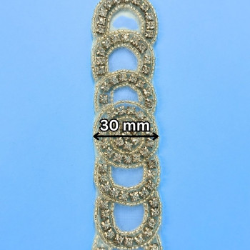 Hotfix traka / Kristal 30 mm