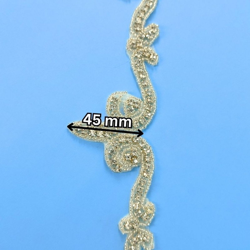 Hotfix traka / Kristal 45 mm