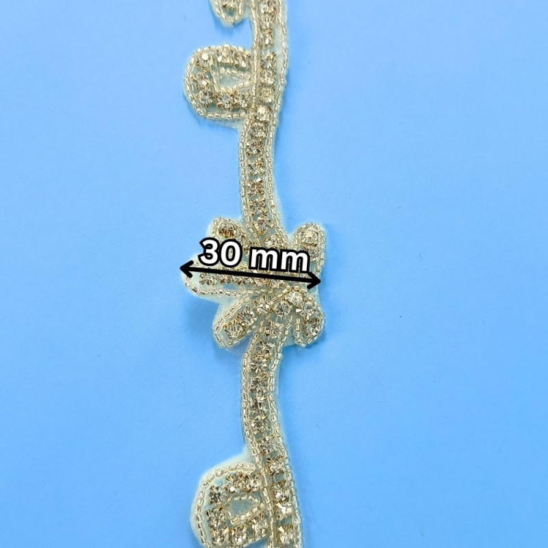 Hotfix traka / Kristal 30 mm