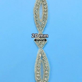 Hotfix traka / Kristal 20 mm