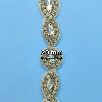 Hotfix traka / Kristal 20 mm