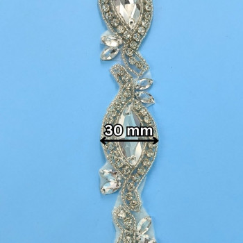 Hotfix traka / Kristal 30 mm 