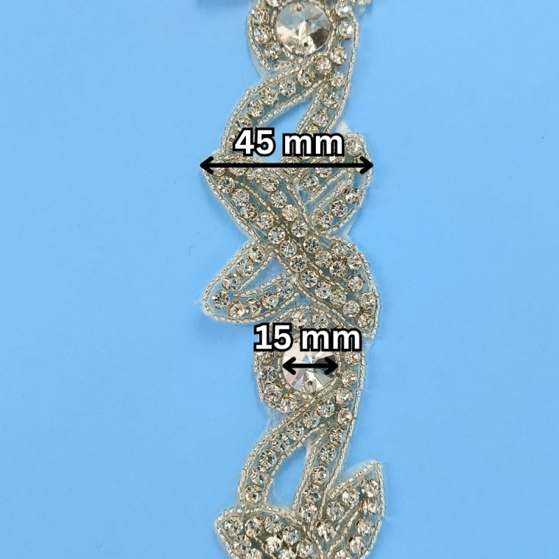 Hotfix traka / Kristal 45 mm