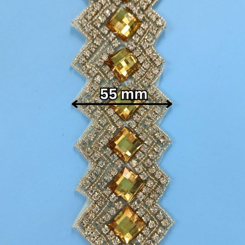 Hotfix traka / Kristal 55 mm