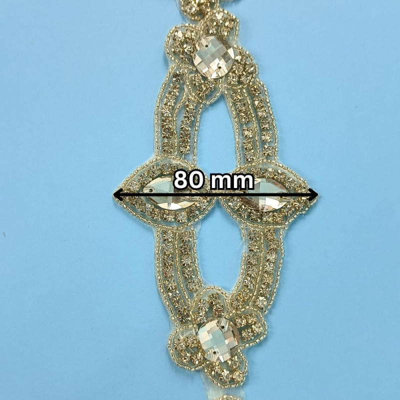 Hotfix traka / Kristal 80 mm
