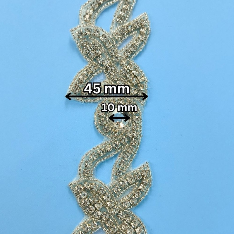 Hotfix traka / Kristal 45 mm