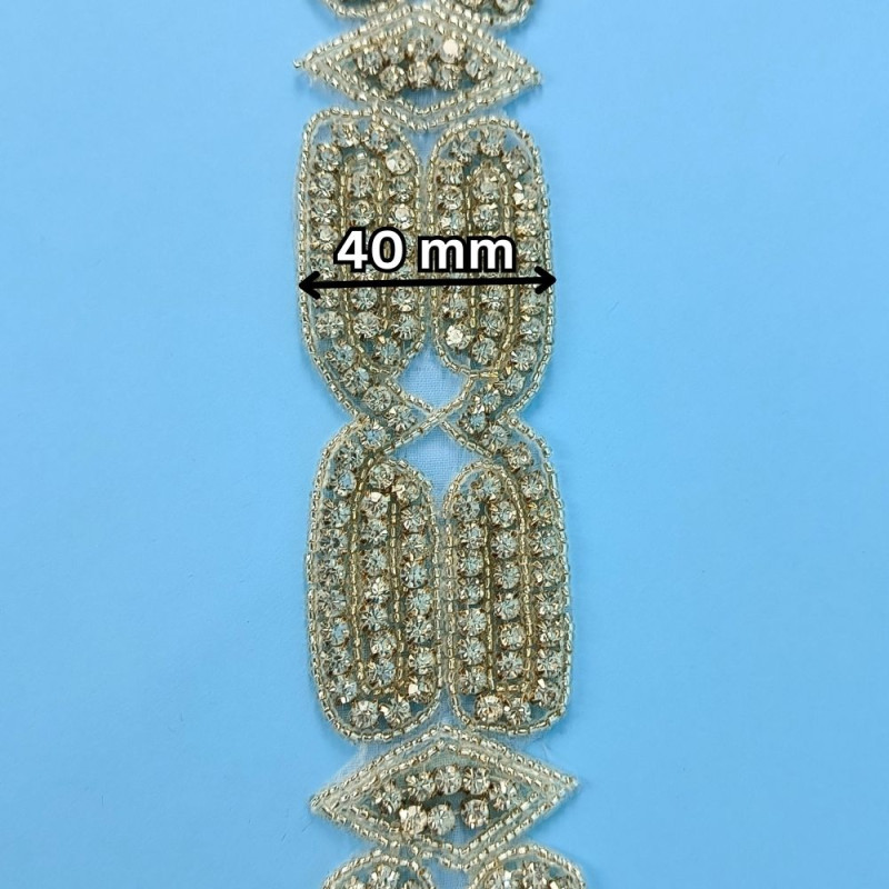 Hotfix traka / Kristal 40 mm