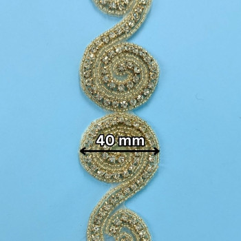 Hotfix traka / Kristal 40 mm
