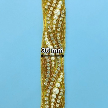 Hotfix traka / Kristal 30 mm