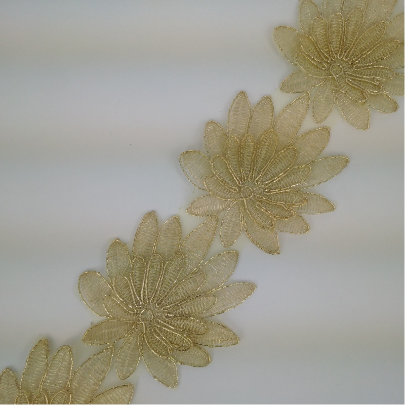 Glamur Čipka 80 mm / Zlatna Glamur Čipka 80 mm / Zlatna